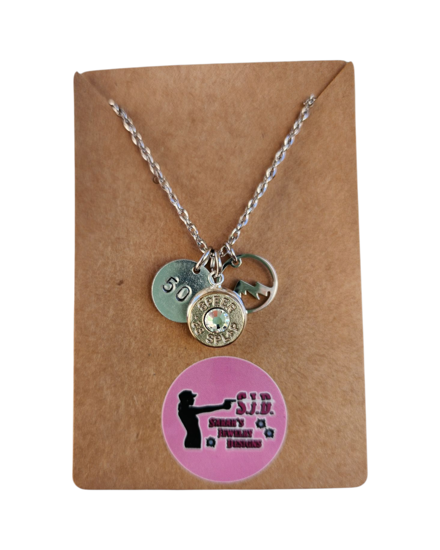 Area Code Head stamp Necklace