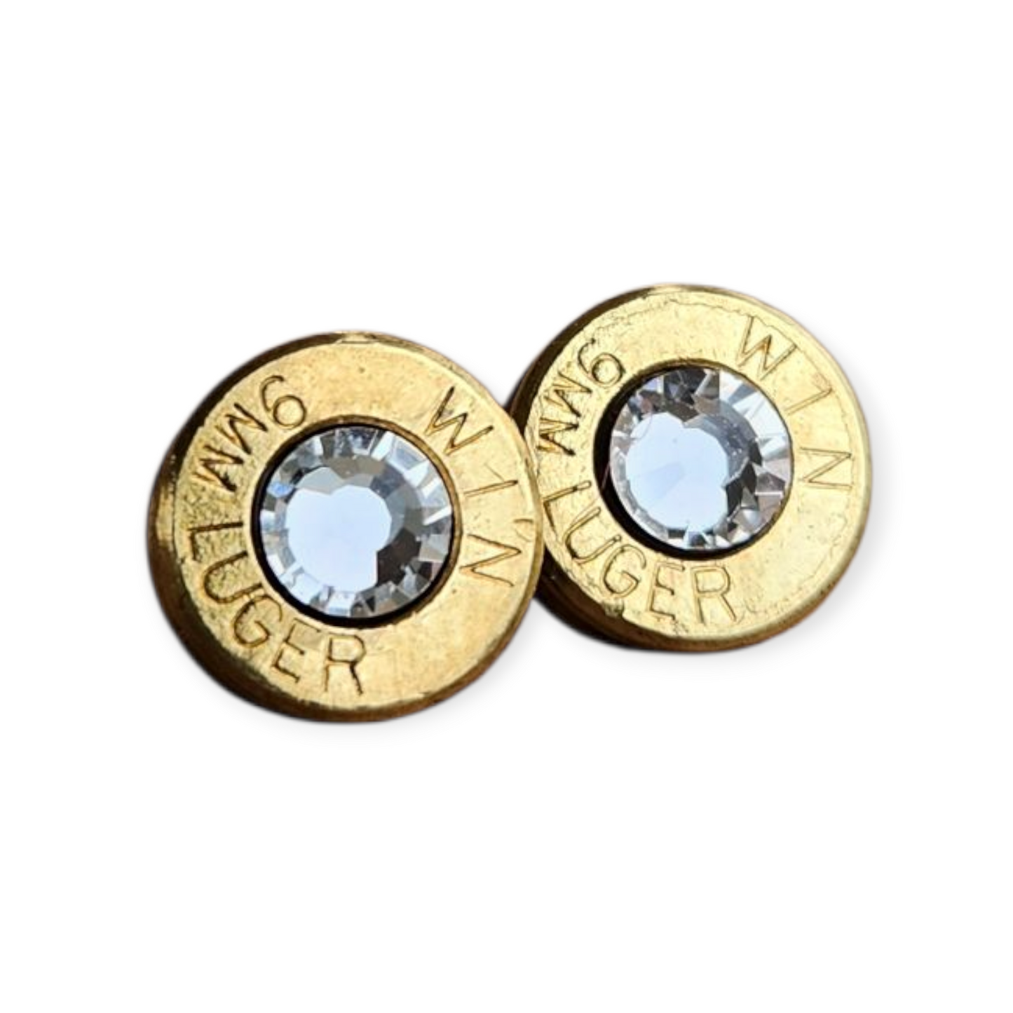Head Stamp Stud Earrings- 9mm