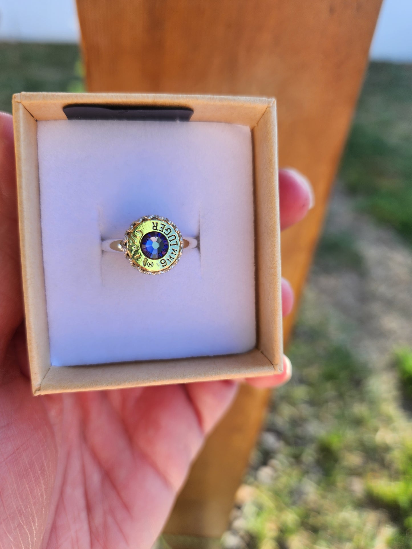 Sterling Silver Head Stamp Ring