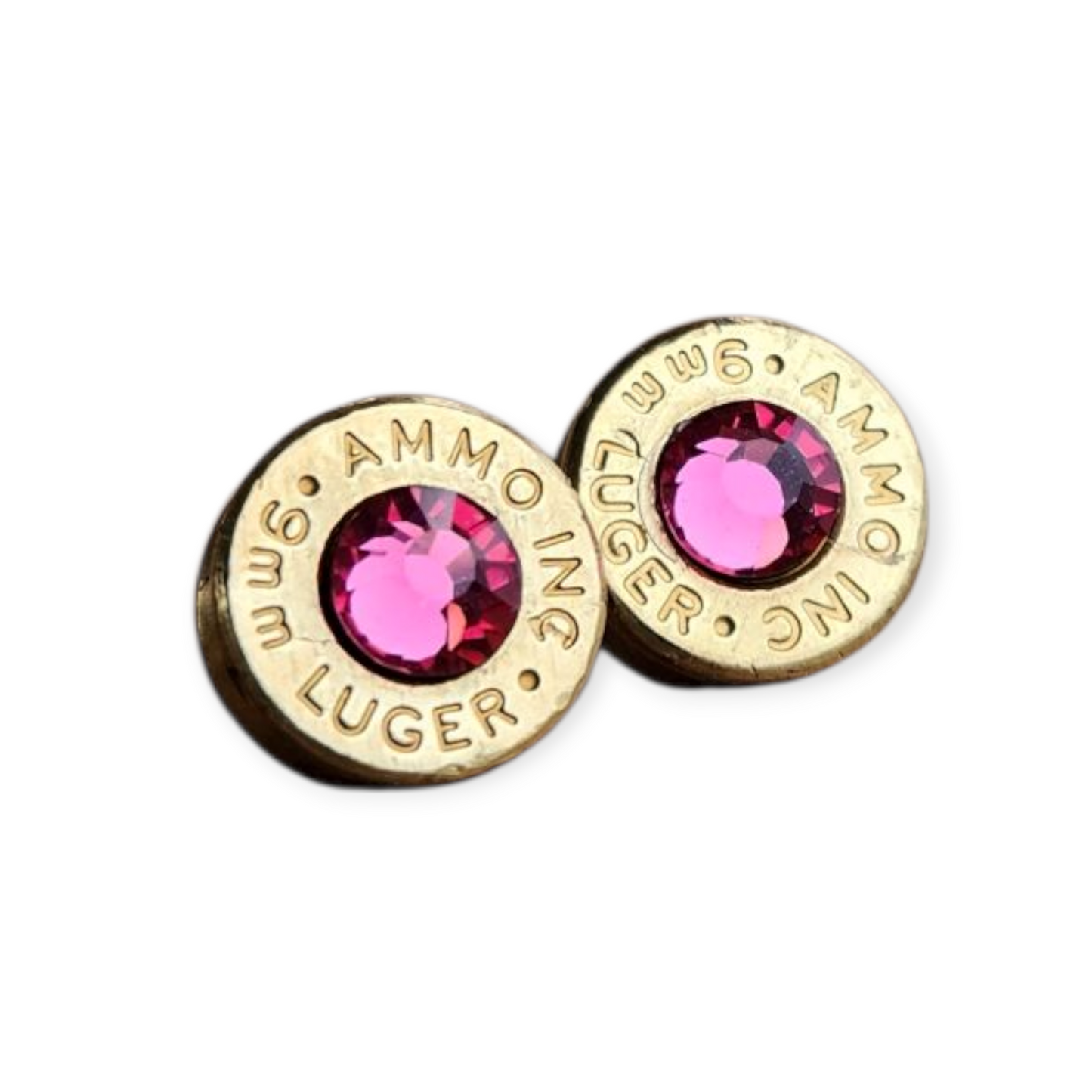 Head Stamp Stud Earrings- 9mm