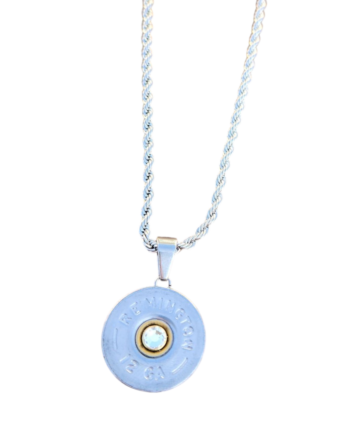 12 Gauge Pendant  Necklace