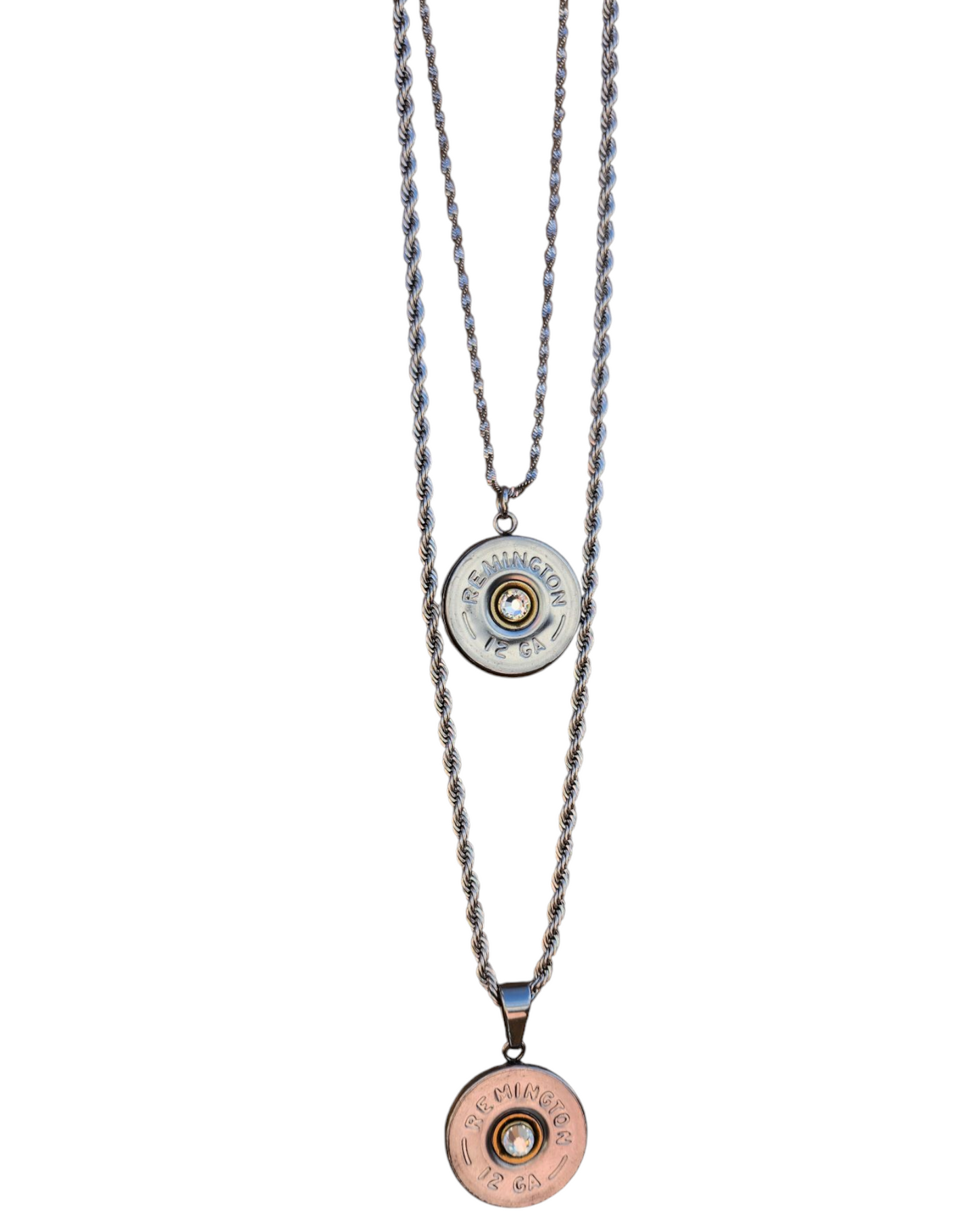 12 Gauge Pendant  Necklace