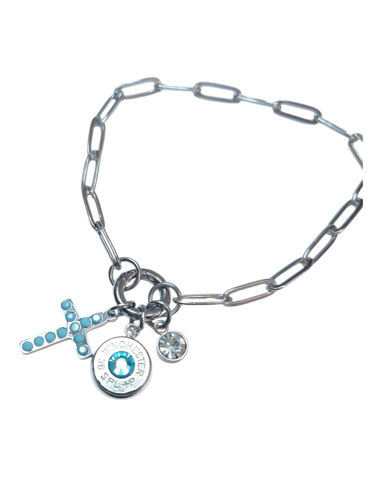 Charm bracelet with headstamp