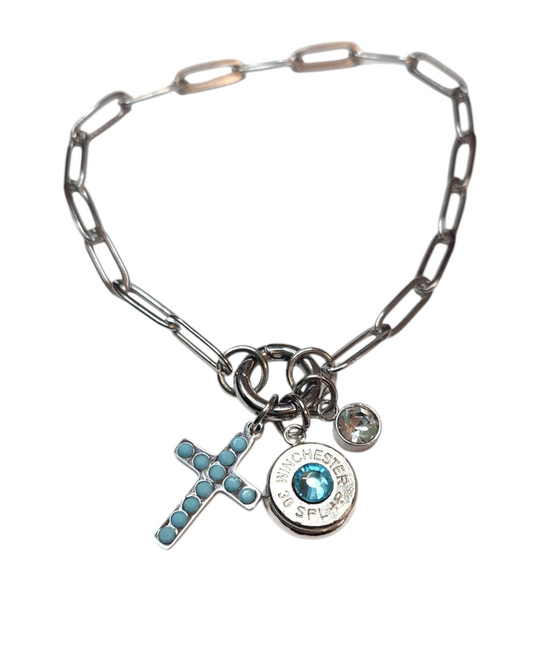 Charm bracelet with headstamp