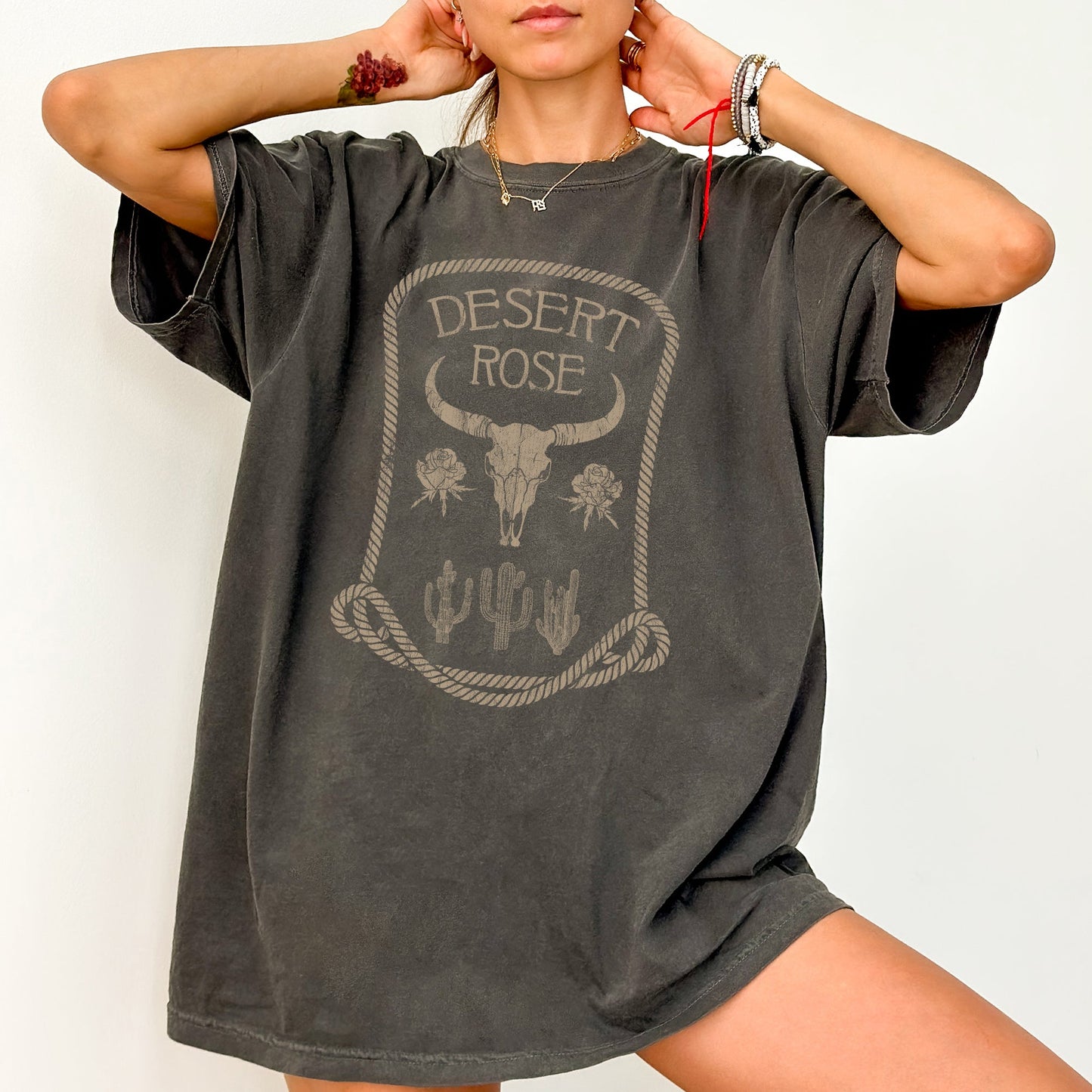 Desert Rose, Western, Country, Cowgirl, Cowboy, Tshirt Comfort Colors T-Shirt