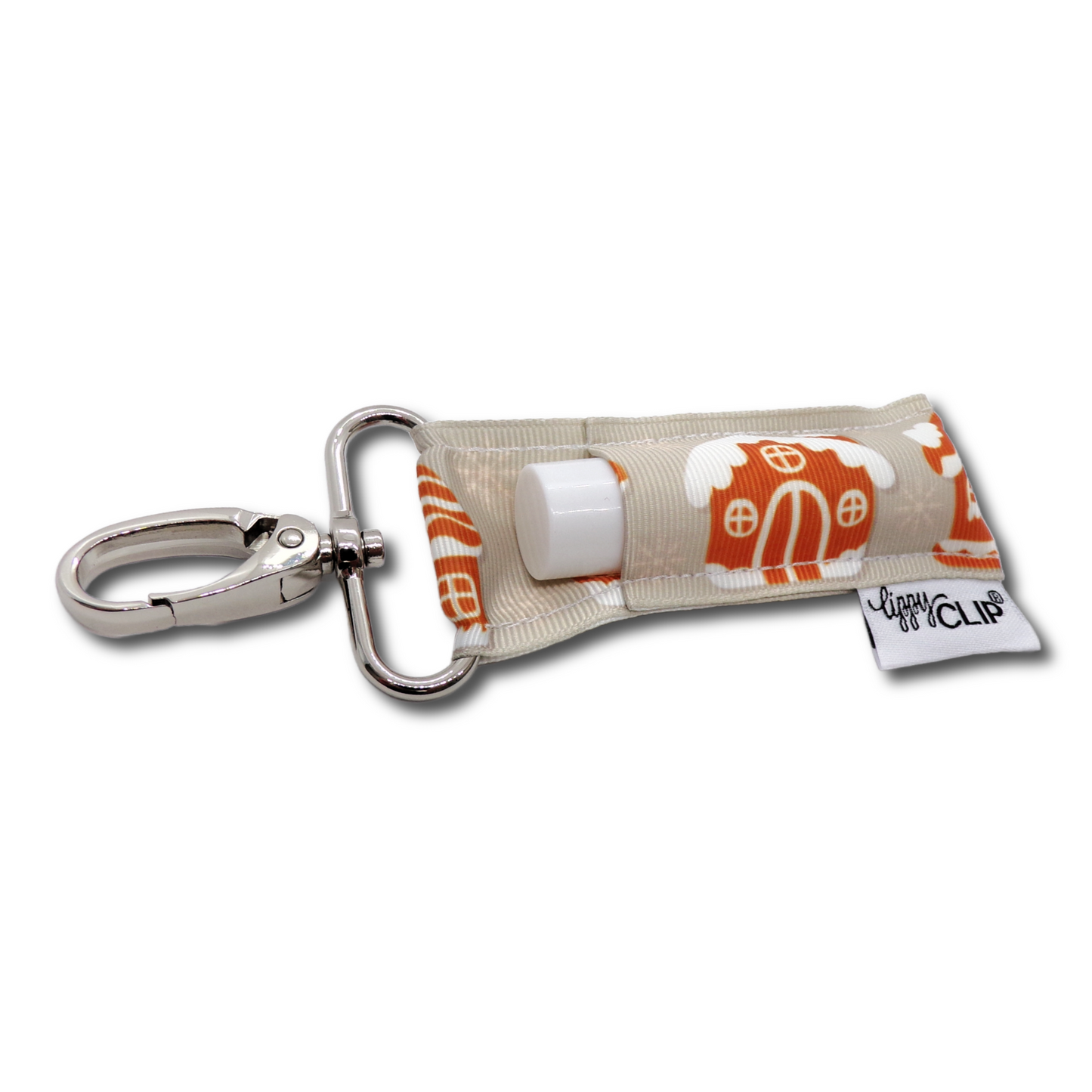 Gingerbread Houses LippyClip® Lip Balm Holder