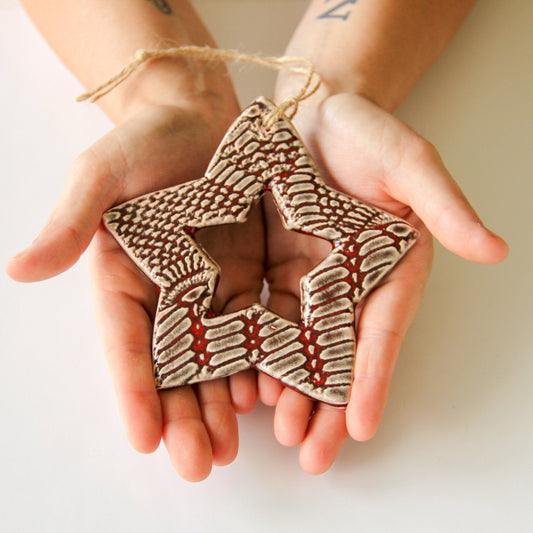 Cutout Star Ornament