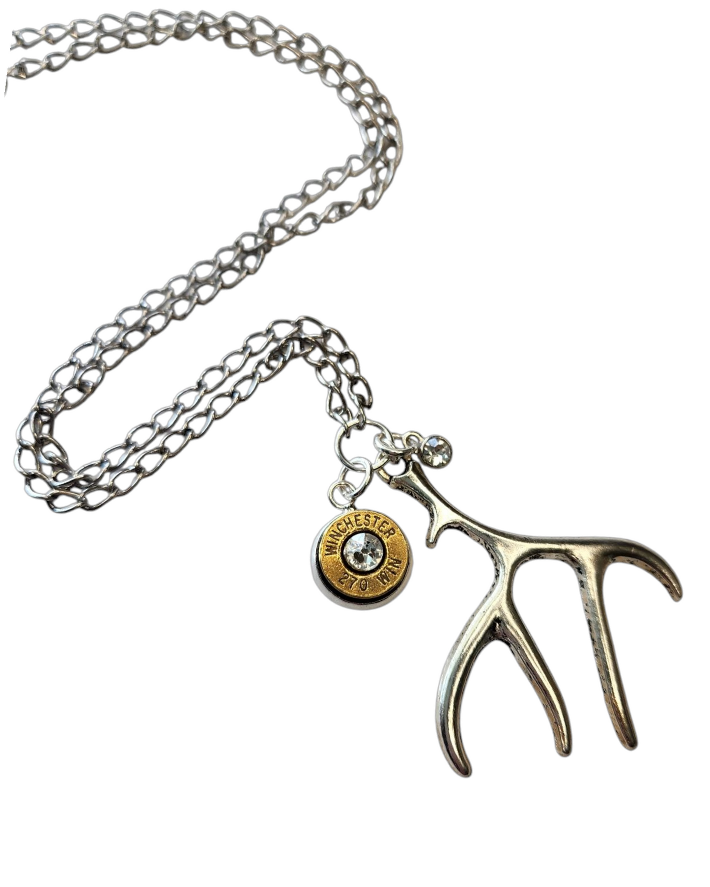 Antler & Head stamp Necklace