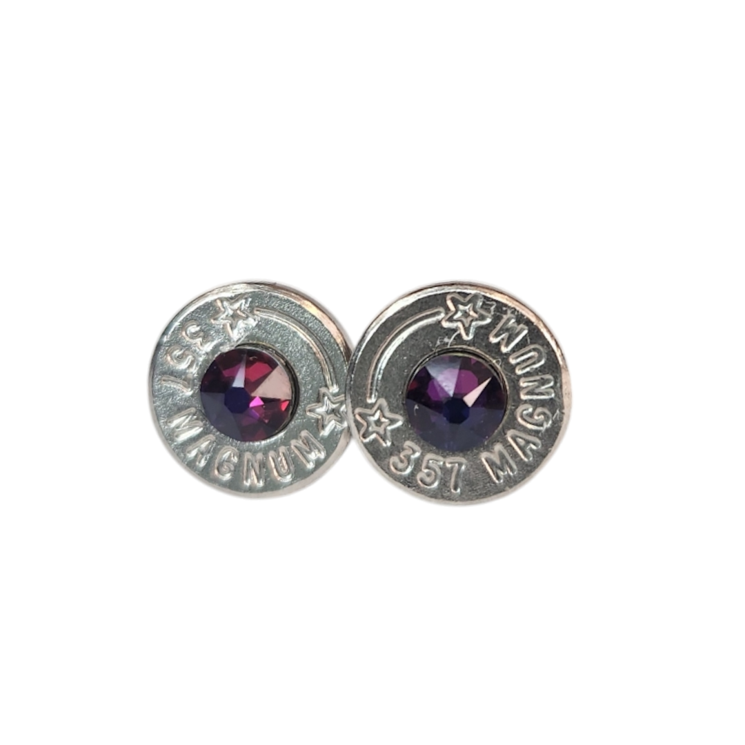 357 stud earrings