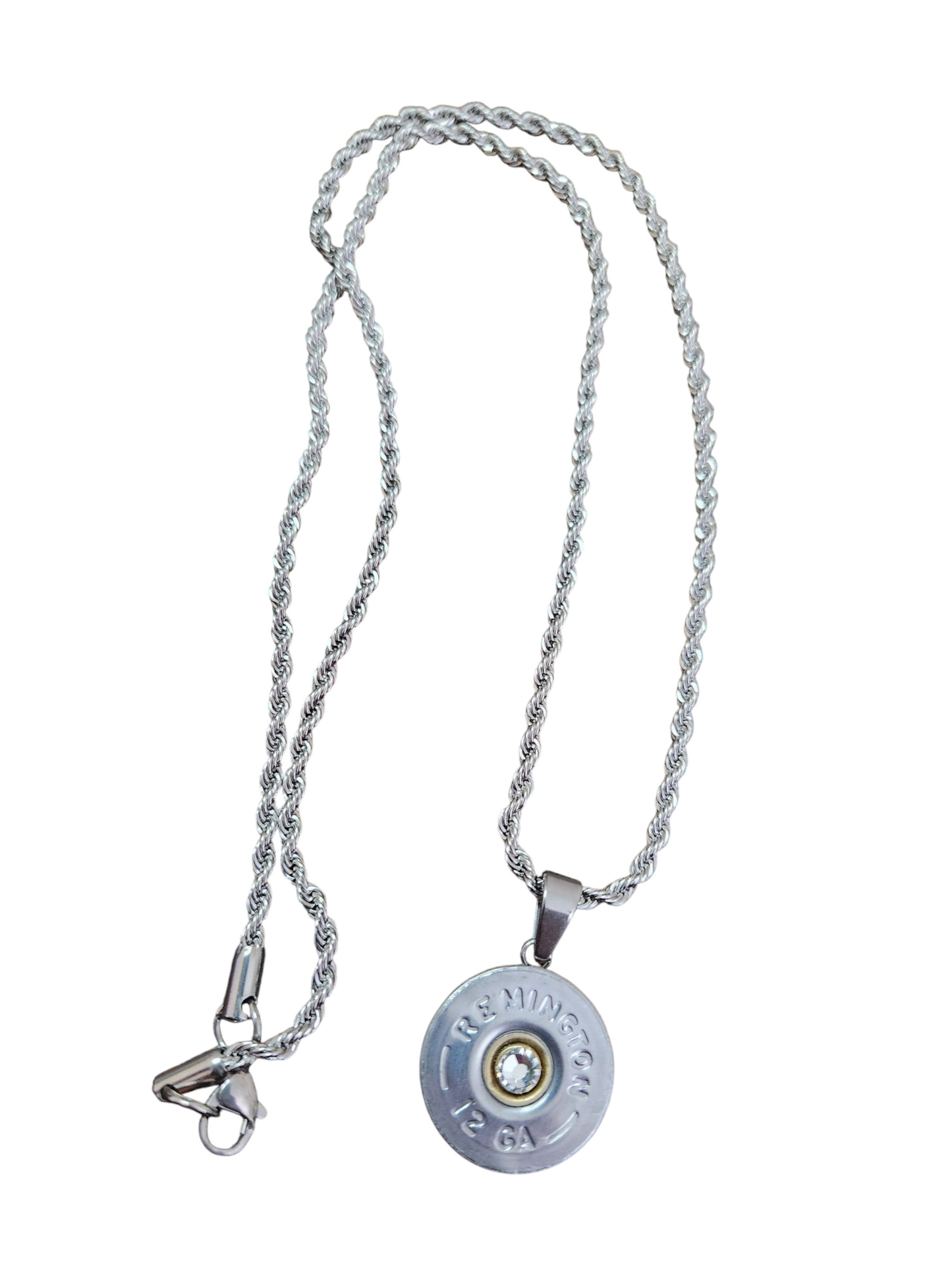 12 Gauge Pendant  Necklace