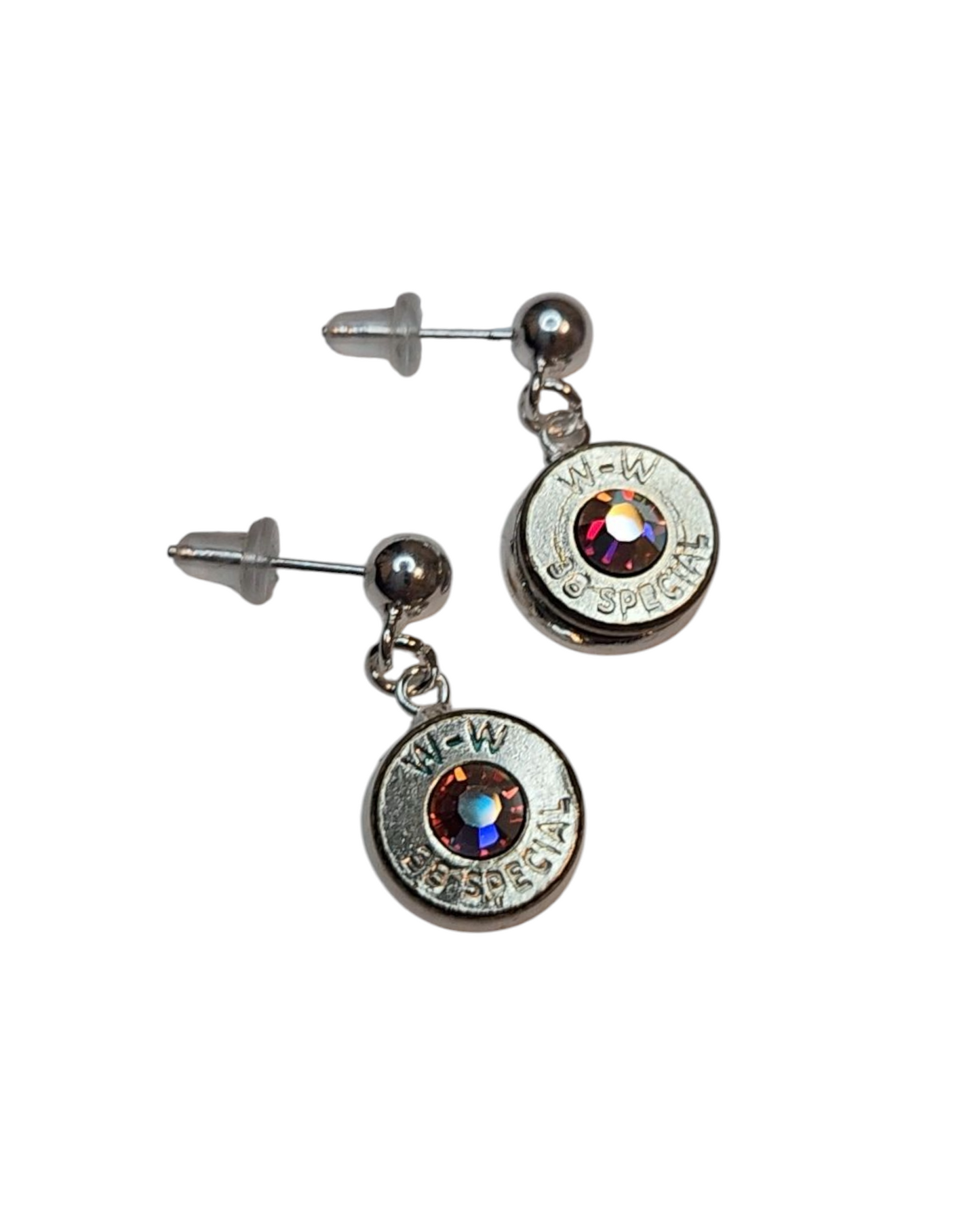 Silver Ball Drop Earrings