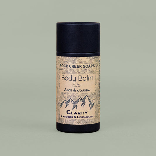 CLARITY BODY BALM |  Solid Lotion Bar - Lemongrass & Lavender