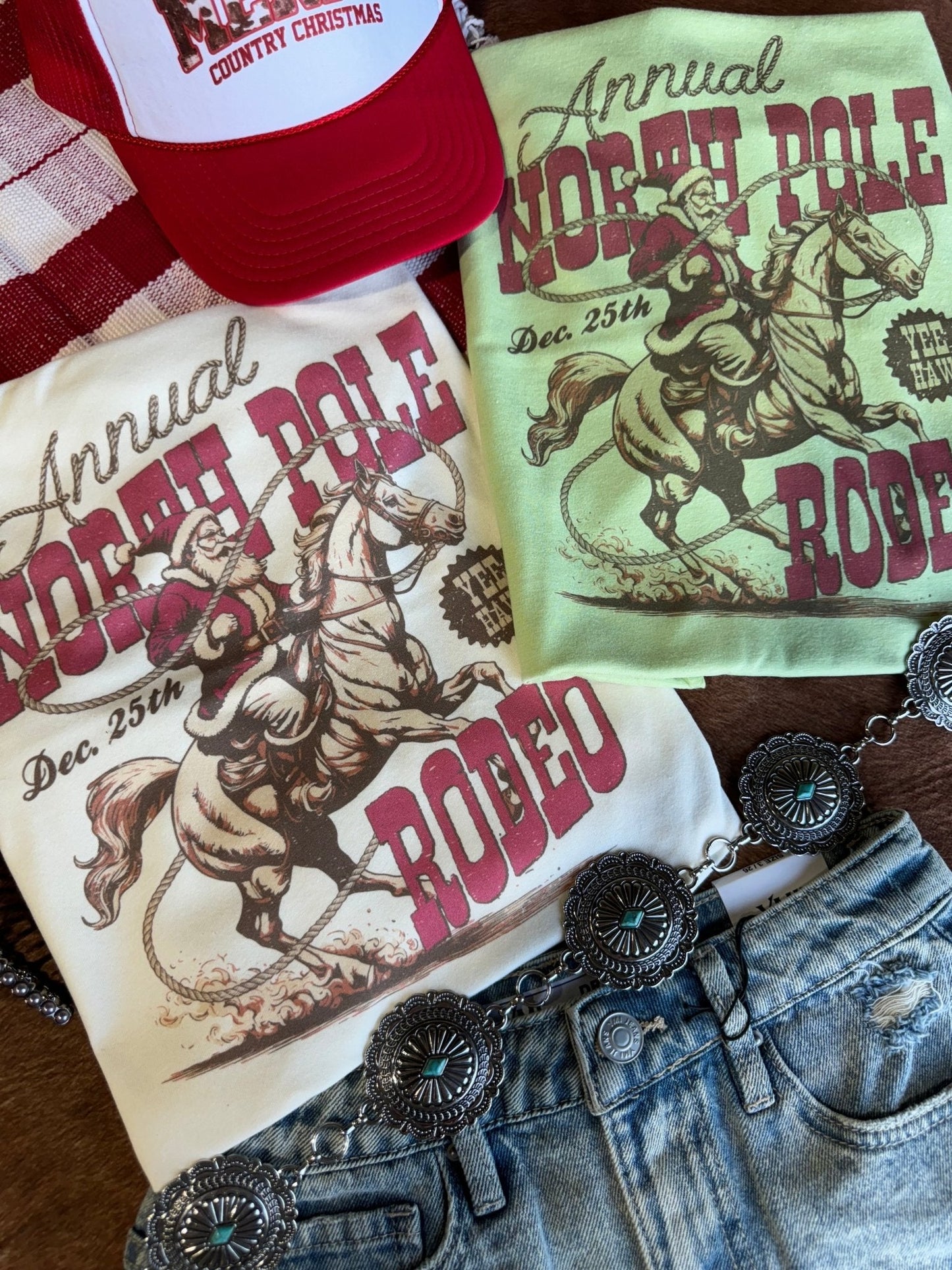 Annual North Pole Rodeo Graphic Tee
