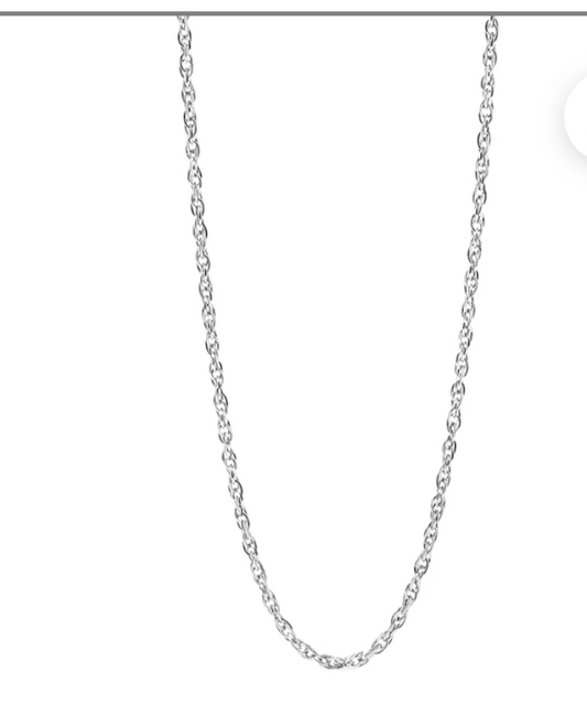 Stainless Steel double round link chain. 3mm