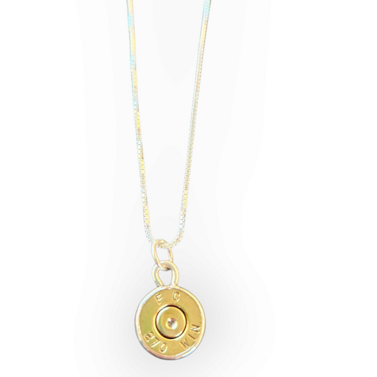 Sterling silver 270 Head Stamp Necklace