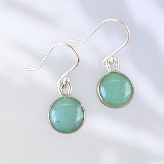 Adventurine dangle earrings