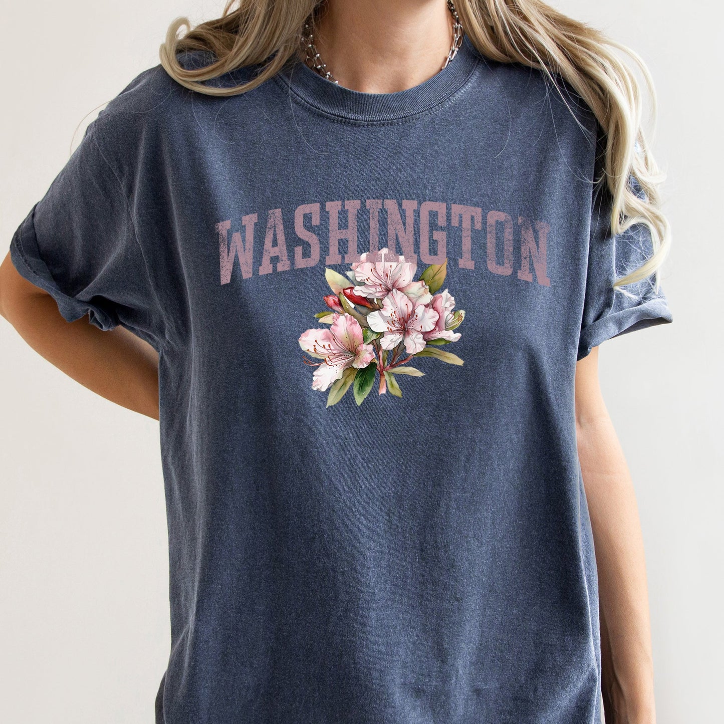 Washington State Flower Comfort Colors Tshirt